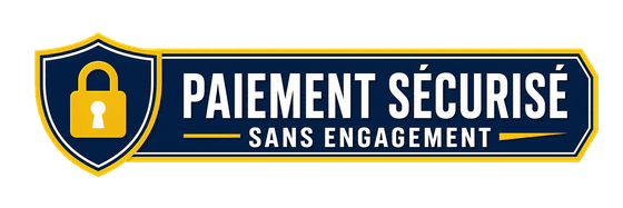 Paiement 100 % sécurisé — satisfait ou remboursé